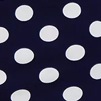 Women's Short Sleeve Crew Neck Dot Print Dress