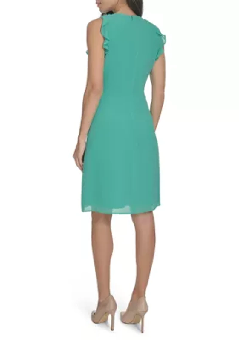 Women's Ruffle A-Line Dress