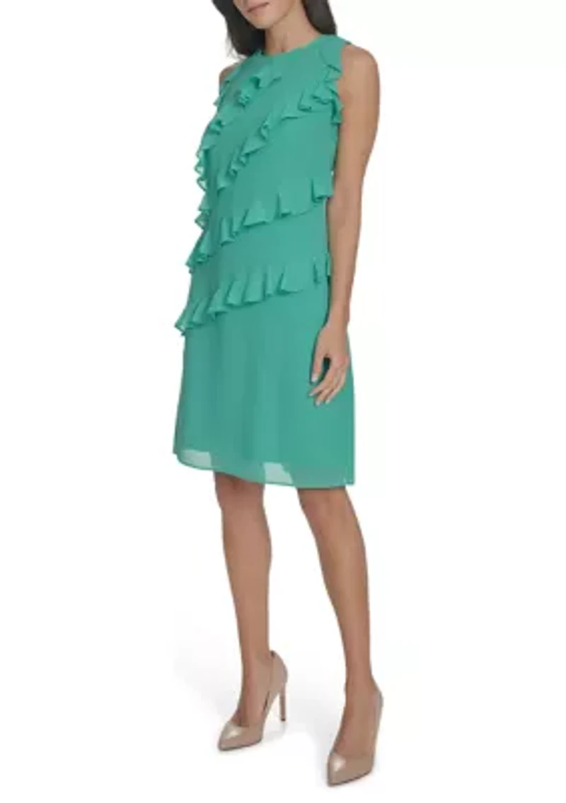 Women's Ruffle A-Line Dress