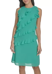 Women's Ruffle A-Line Dress