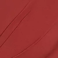 Women's Solid Gathered Waist Dress