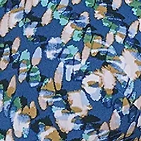 Women's Printed Tie Waist Dress