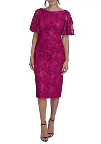 Women's Lace Sheath Dress