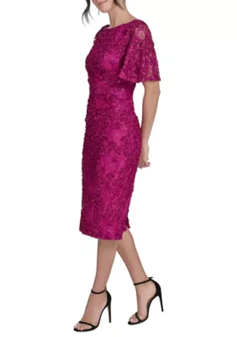Women's Lace Sheath Dress