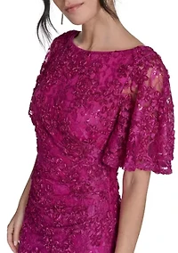 Women's Lace Sheath Dress