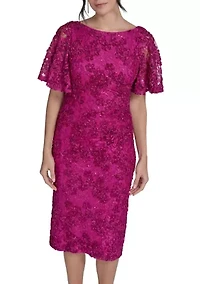 Women's Lace Sheath Dress