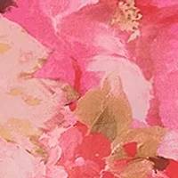 Plus Short Sleeve Floral Print Dress