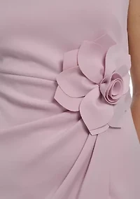 Women's Sleeveless Floral Embroidered Dress