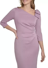 Women's Three-Quarter Bow Shoulder Gown