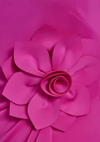 Women's Sleeveless Rose Waist Gown