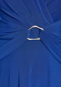 Women's Cinched Front A-Line Dress