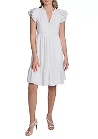 Women's Short Sleeve Lace Dress