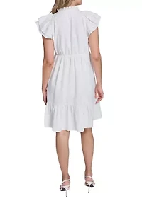 Women's Short Sleeve Lace Dress