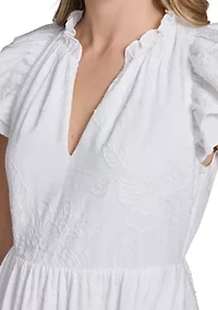 Women's Short Sleeve Lace Dress