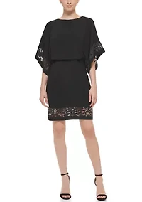 Women's Short Sleeve Sheath Dress