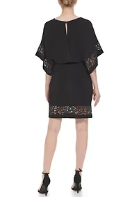 Women's Short Sleeve Sheath Dress
