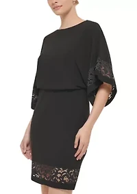 Women's Short Sleeve Sheath Dress