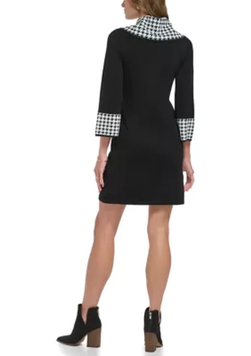 Women's Cowl Neck Sweater Dress