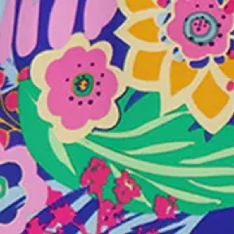 Women's 3/4 Sleeve Floral Mini Dress