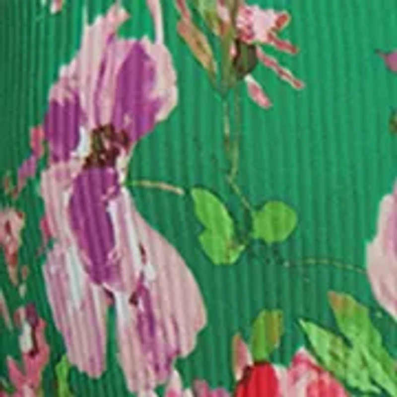 Women's 3/4 Sleeve Printed Babydoll Dress