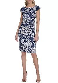 Women's Floral Sheath Dress