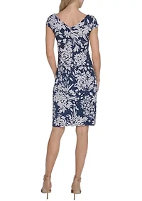 Women's Floral Sheath Dress