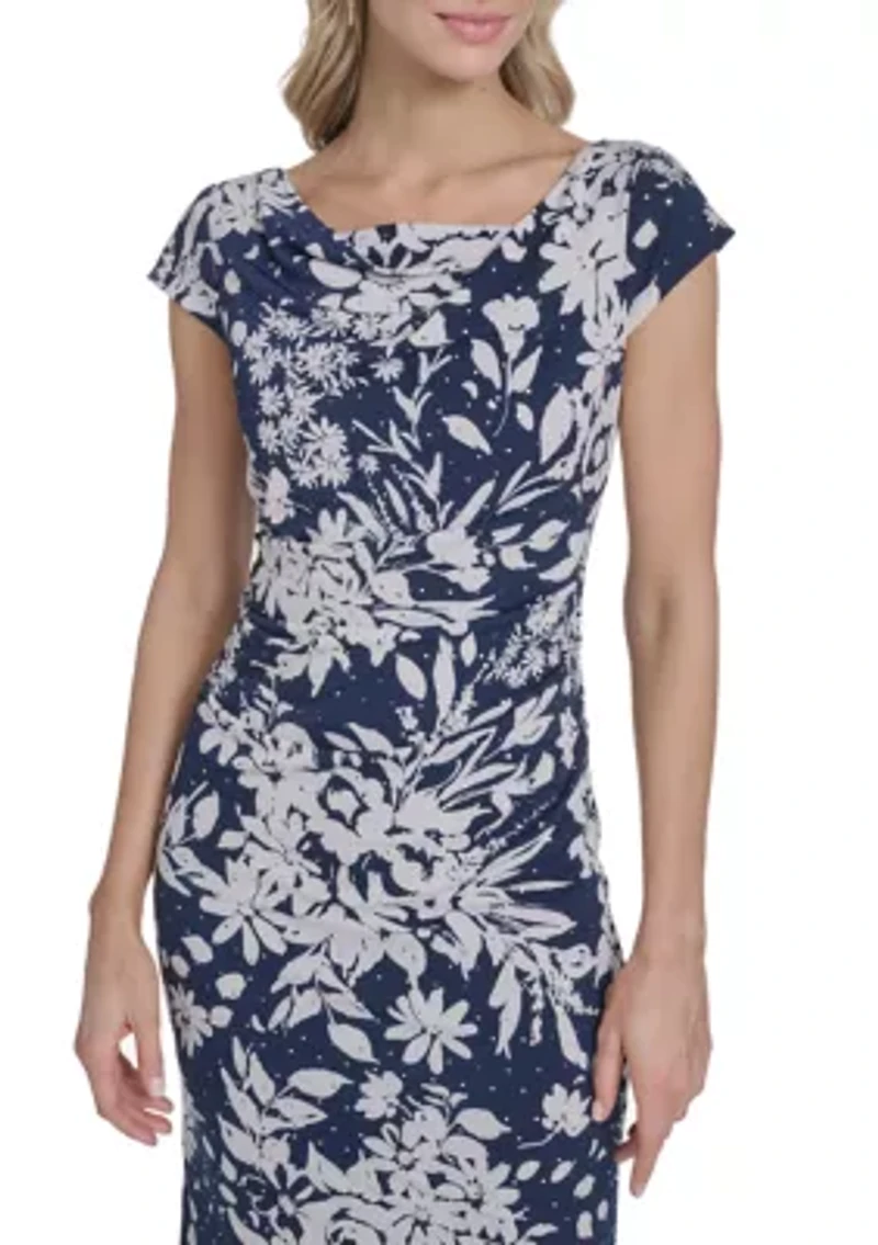 Women's Floral Sheath Dress