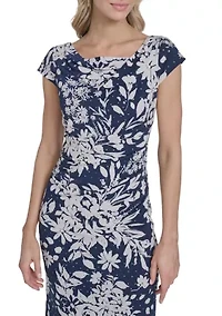 Women's Floral Sheath Dress