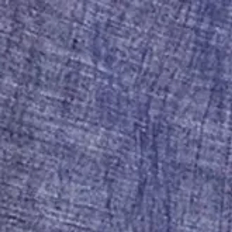 Plus Cap Sleeve Chambray Button Front Shirt