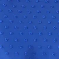 Women's Short Sleeve Clip Dot Ruched Waist Dress