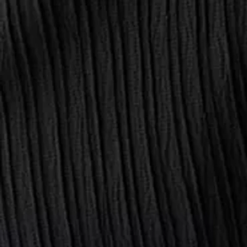 Plus Flutter Sleeve V-Neck Gauze A-Line Dress