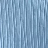 Plus Flutter Sleeve V-Neck Gauze A-Line Dress