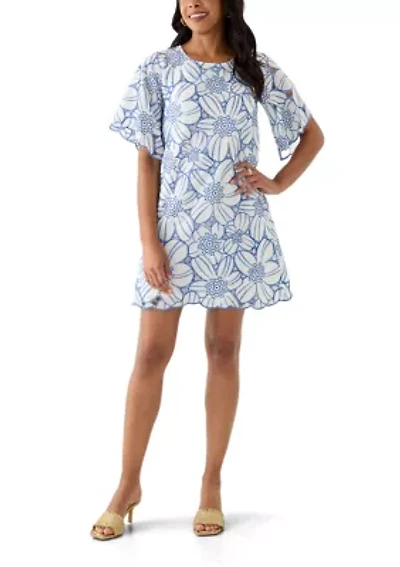 Women's Floral Printed Sheath Dress