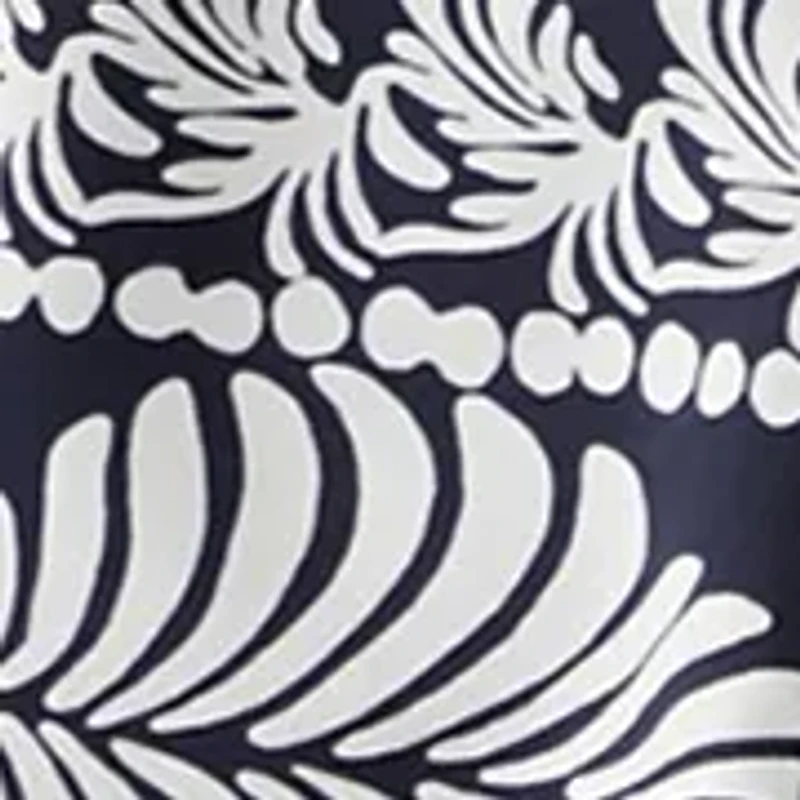 Women's Leaf Printed Shirtdress