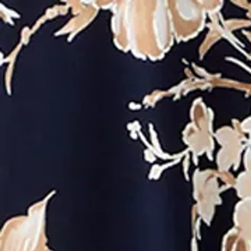 Women's Sleeveless Floral Sheath Dress