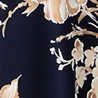 Women's Sleeveless Floral Sheath Dress
