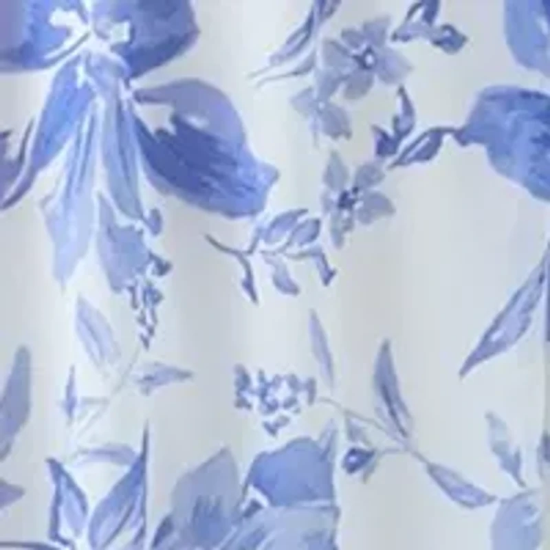 Plus V-Neck Floral Print Maxi Dress