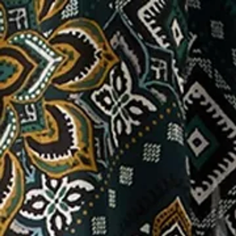 Women's Geo Print Short Sleeve Jacket Dress