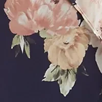 Women's 3/4 Sleeve Floral Print Jacket Dress