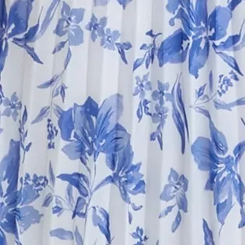 Plus Sleeveless Floral Printed Dress