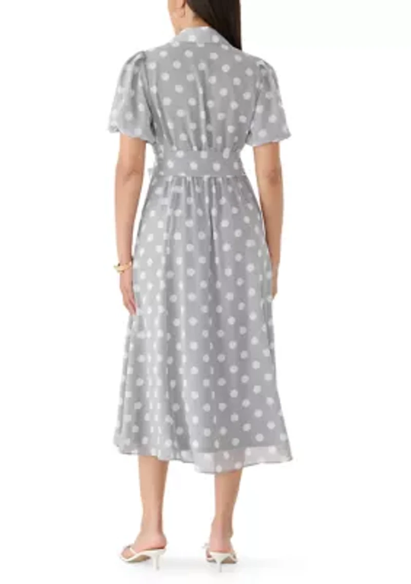 Women's Dot Maxi Shirtdress
