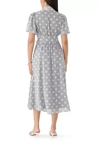 Women's Dot Maxi Shirtdress