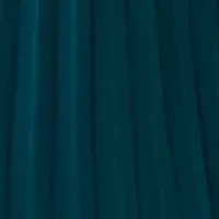 Women's 3/4 Sleeve Solid Belted Midi Chiffon Fit and Flare Dress