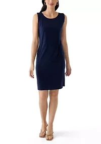 Women's Printed Round Neck Jacket Dress
