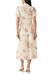Women's Short Sleeve Shirt Dress