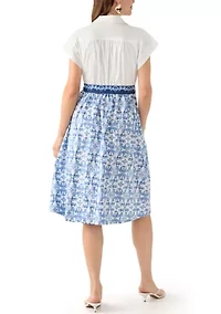 Women's Printed Shirtdress