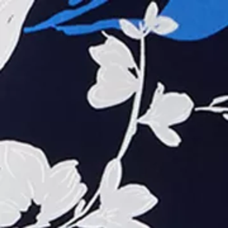 Women's V-Neck A-Line Floral Maxi Dress