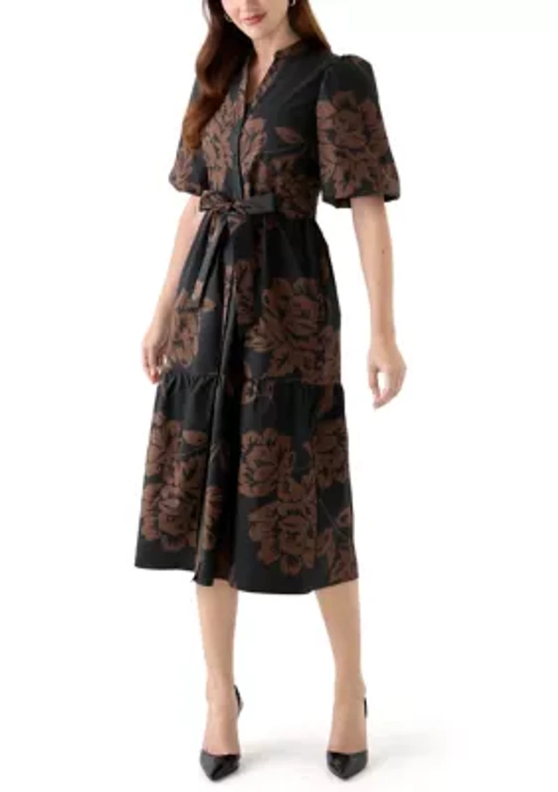 Women's Floral Printed Maxi Dress