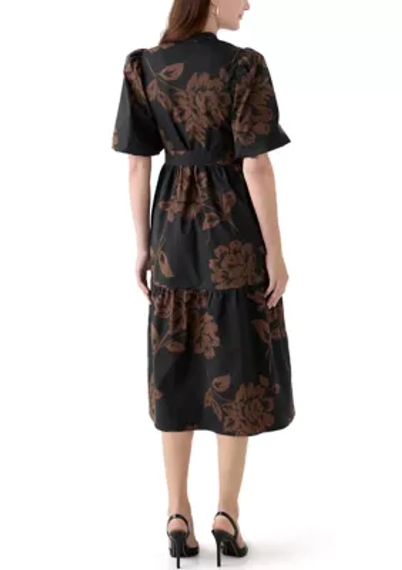 Women's Floral Printed Maxi Dress