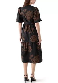 Women's Floral Printed Maxi Dress